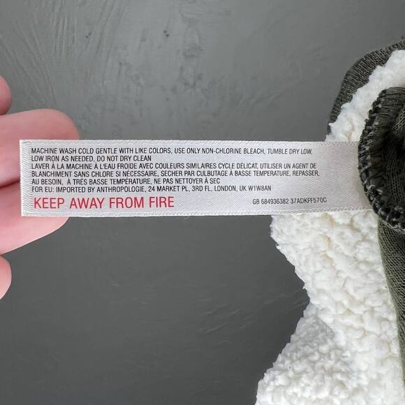 Anthropologie Saturday Sunday Sherpa Vest Size Small - Picture 6 of 6